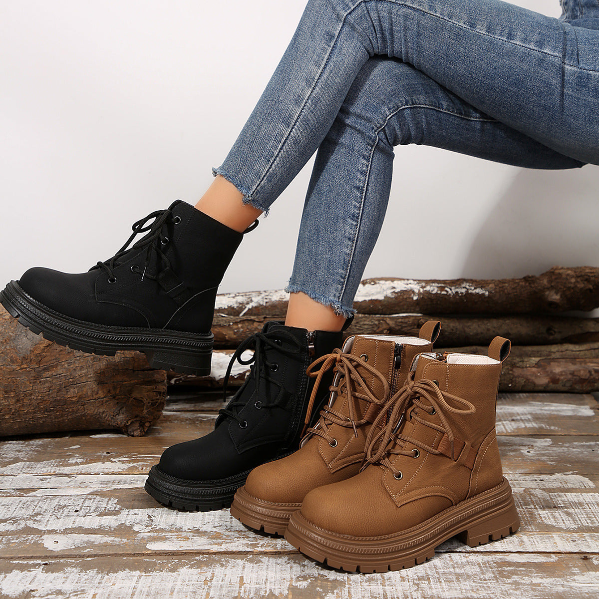 Bottines Chunky Femme