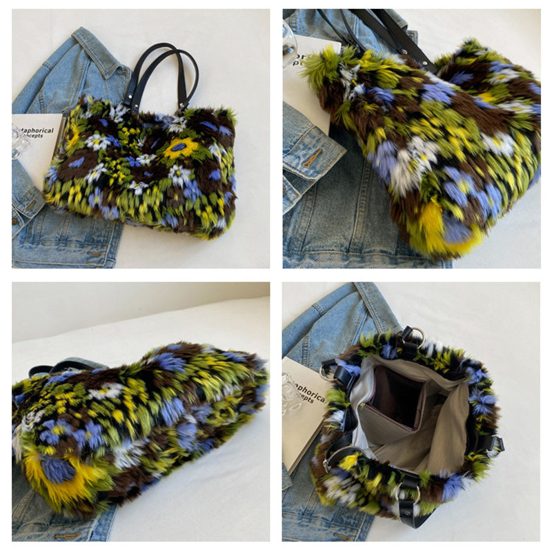 Sac fourré doux et élégant