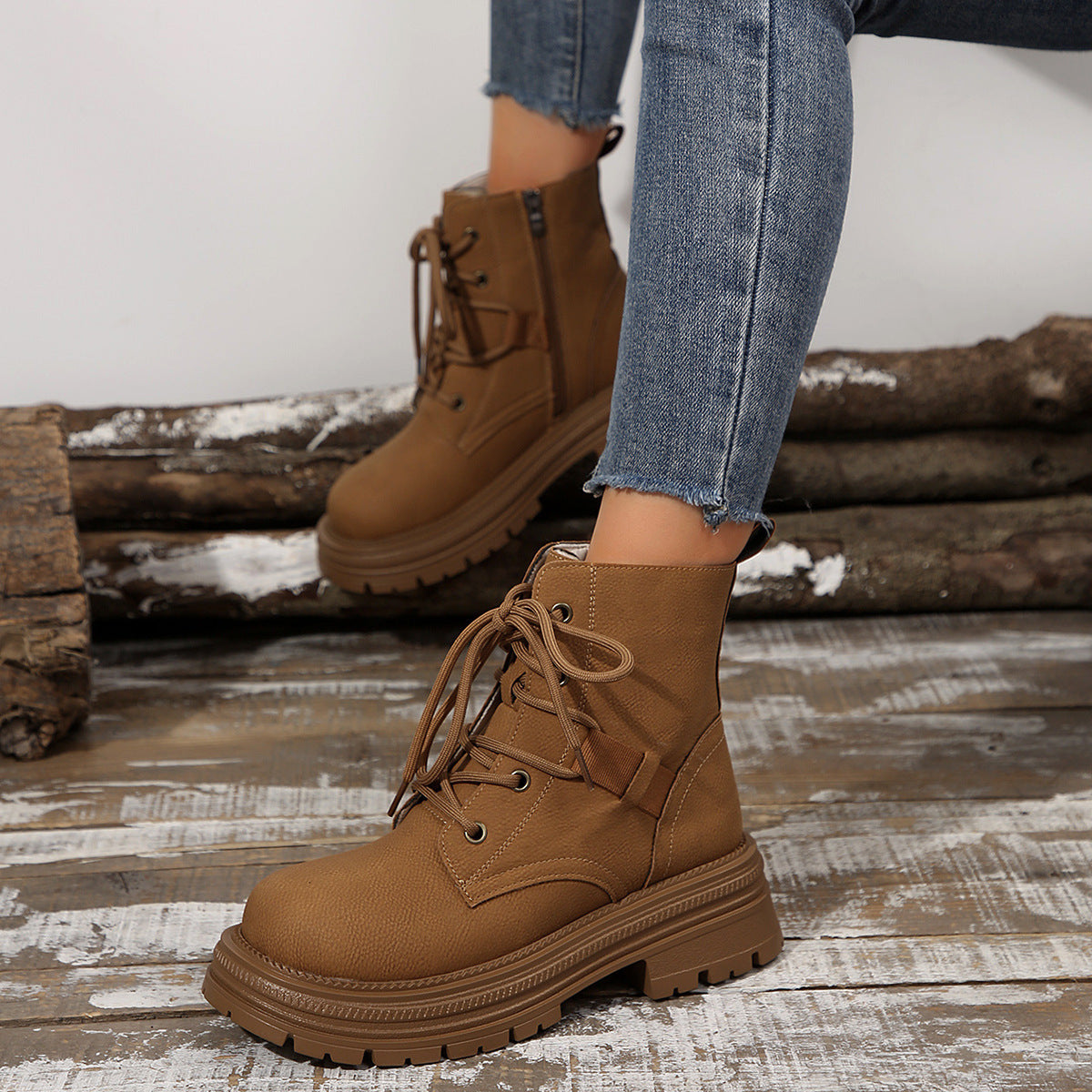 Bottines Chunky Femme