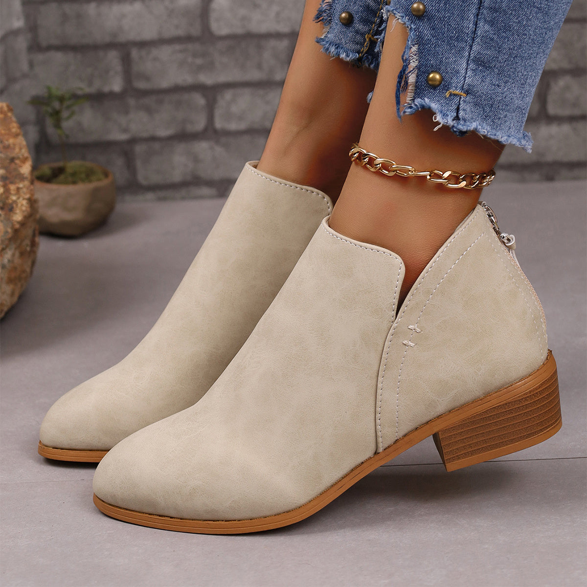 Bottines Vesta En Daim