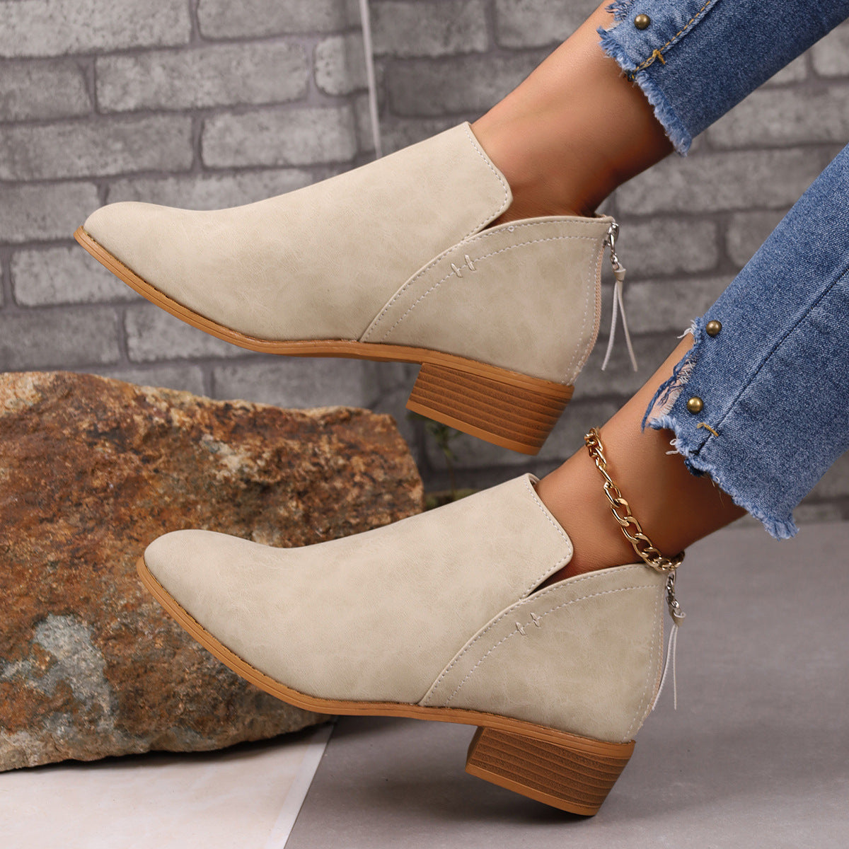 Bottines Vesta En Daim