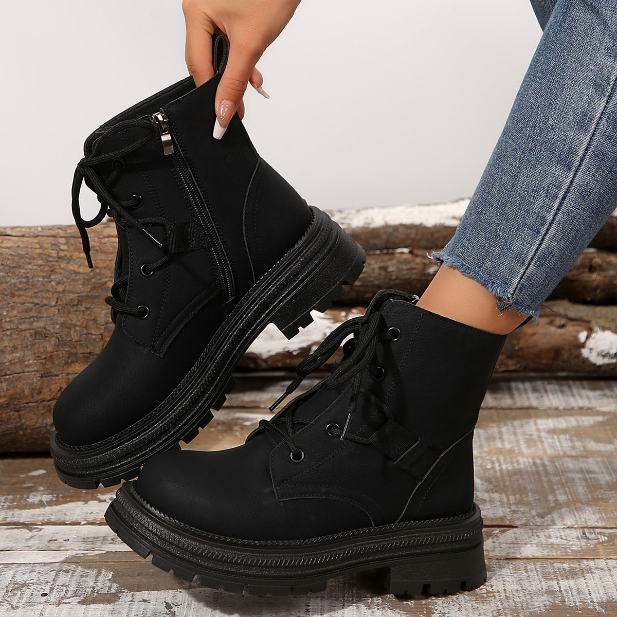 Bottines Chunky Femme