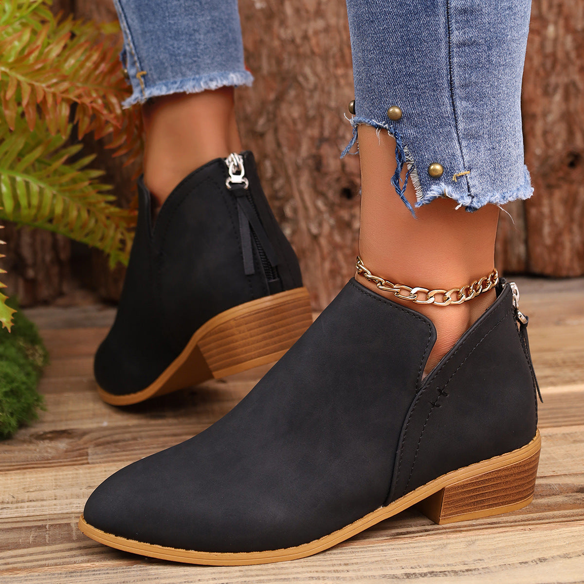 Bottines Vesta En Daim