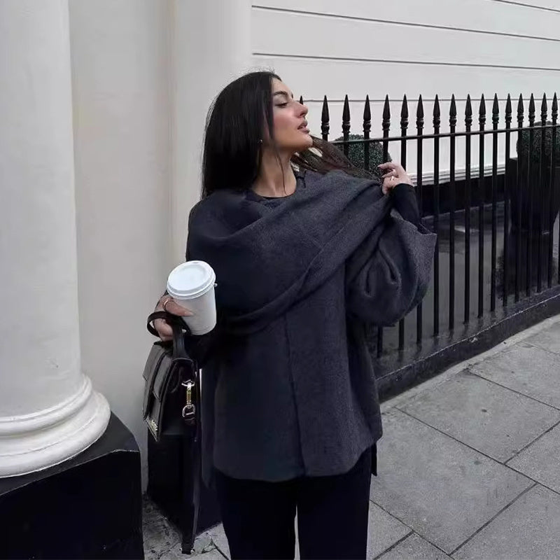 Veste Cape Poncho Femme Élyora