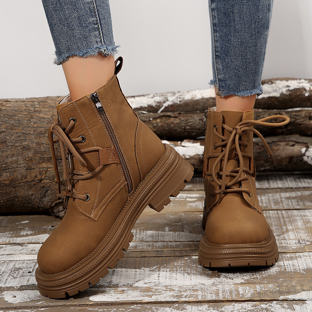 Bottines Chunky Femme