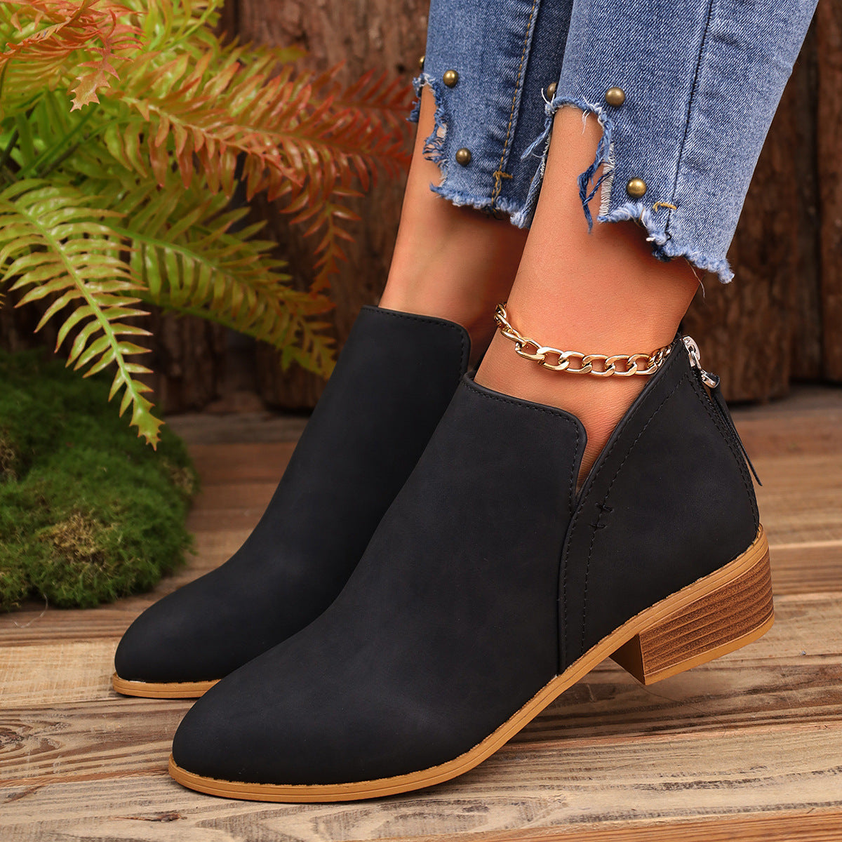 Bottines Vesta En Daim
