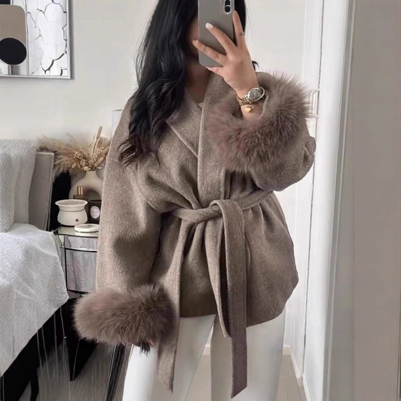 Manteau Femme Laine Faurrelle
