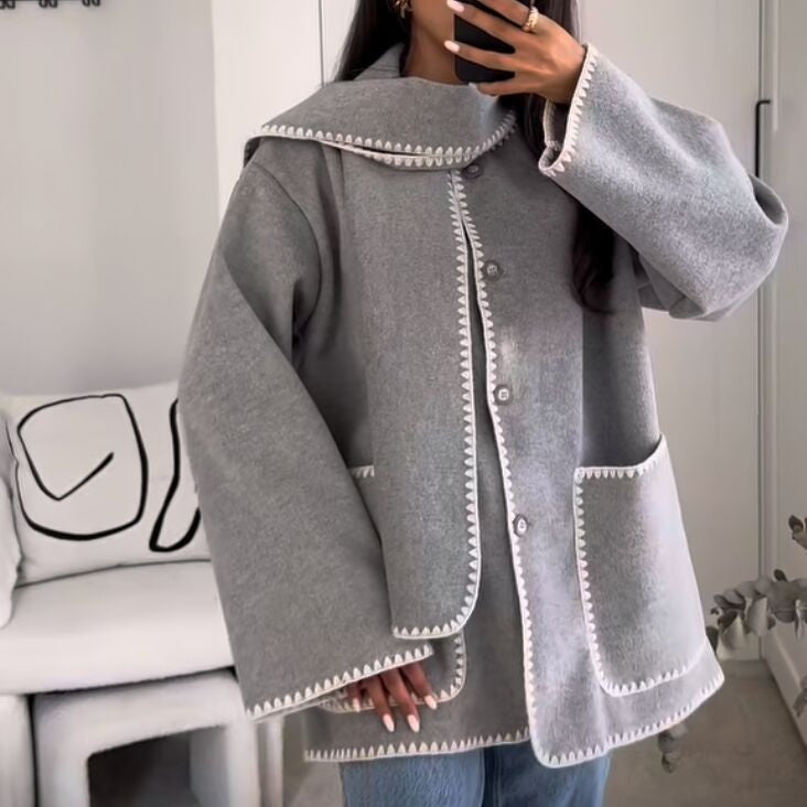 Manteau avec écharpe Cachefusione