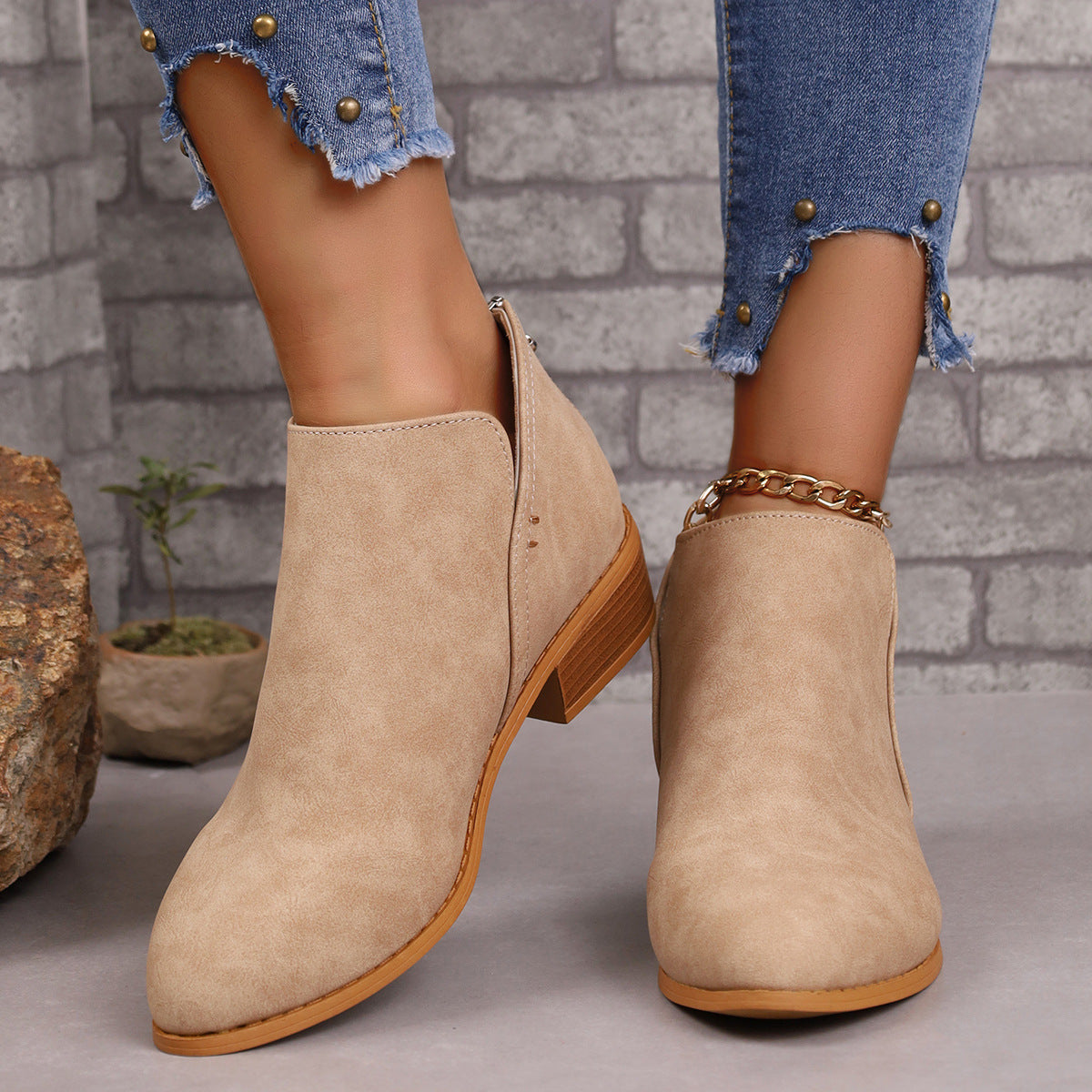 Bottines Vesta En Daim