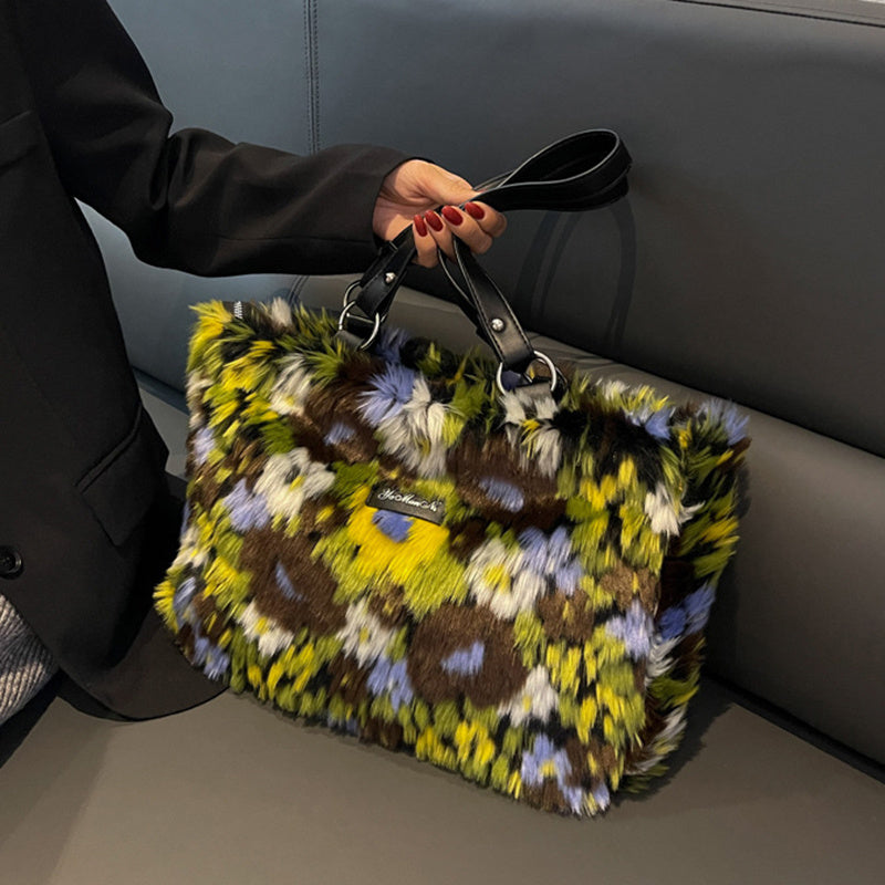 Sac fourré doux et élégant