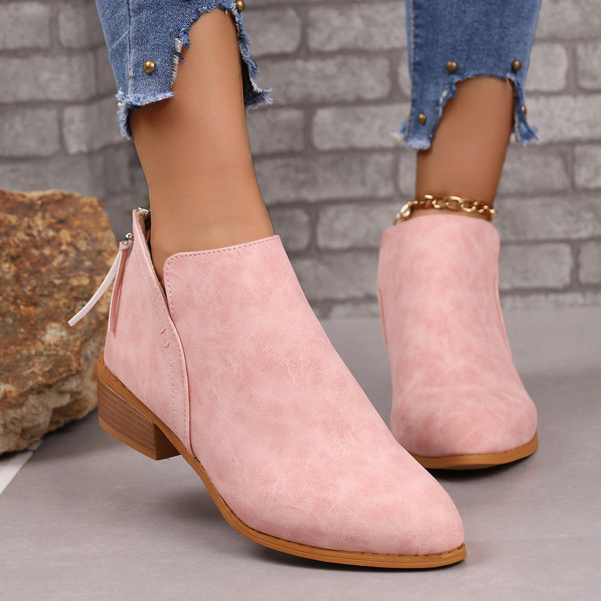 Bottines Vesta En Daim