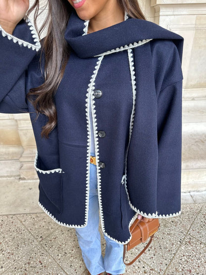 Manteau avec écharpe Cachefusione