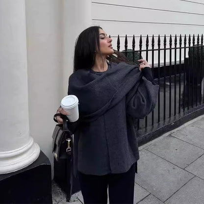 Veste Cape Poncho Femme Élyora
