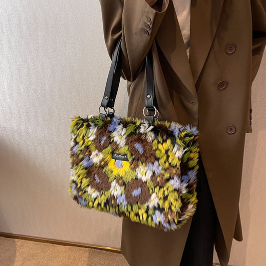 Sac fourré doux et élégant