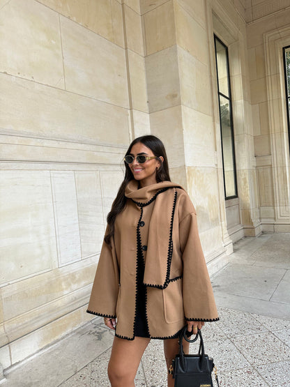 Manteau avec écharpe Cachefusione