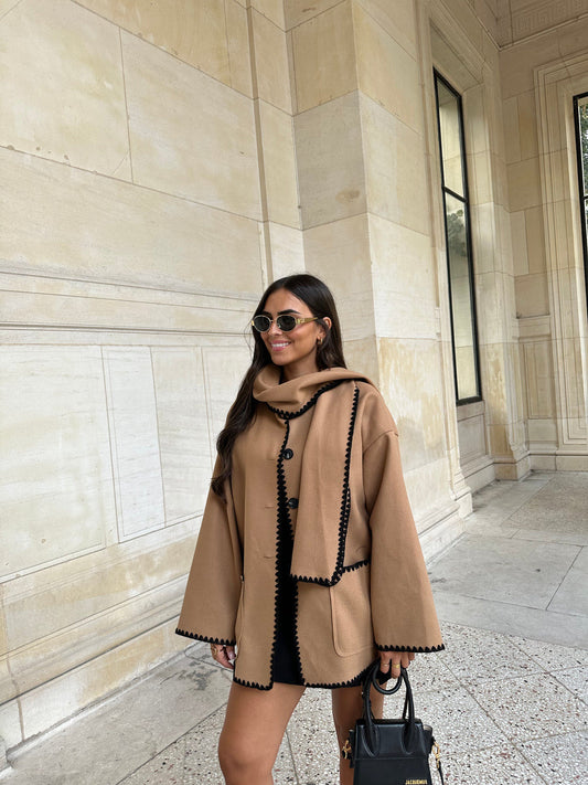 Manteau avec écharpe Cachefusione