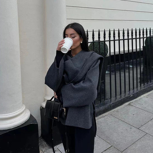 Veste Cape Poncho Femme Élyora
